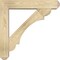 Ekena Millwork Olympic Craftsman Rough Sawn Bracket w/ Offset Brace, Douglas Fir, 6"W x 28"D x 28"H BKT0604X28X28OLY04RDF - alternate 3